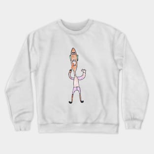 The Fried Corn Dog Man Crewneck Sweatshirt